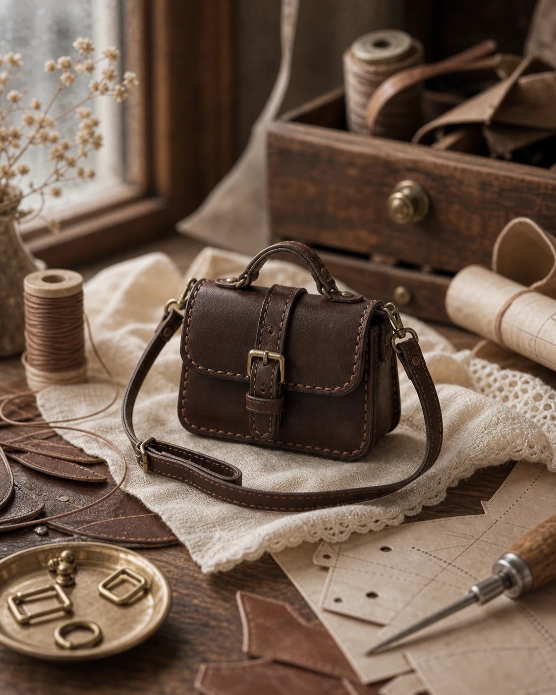 Cặp da Satchel