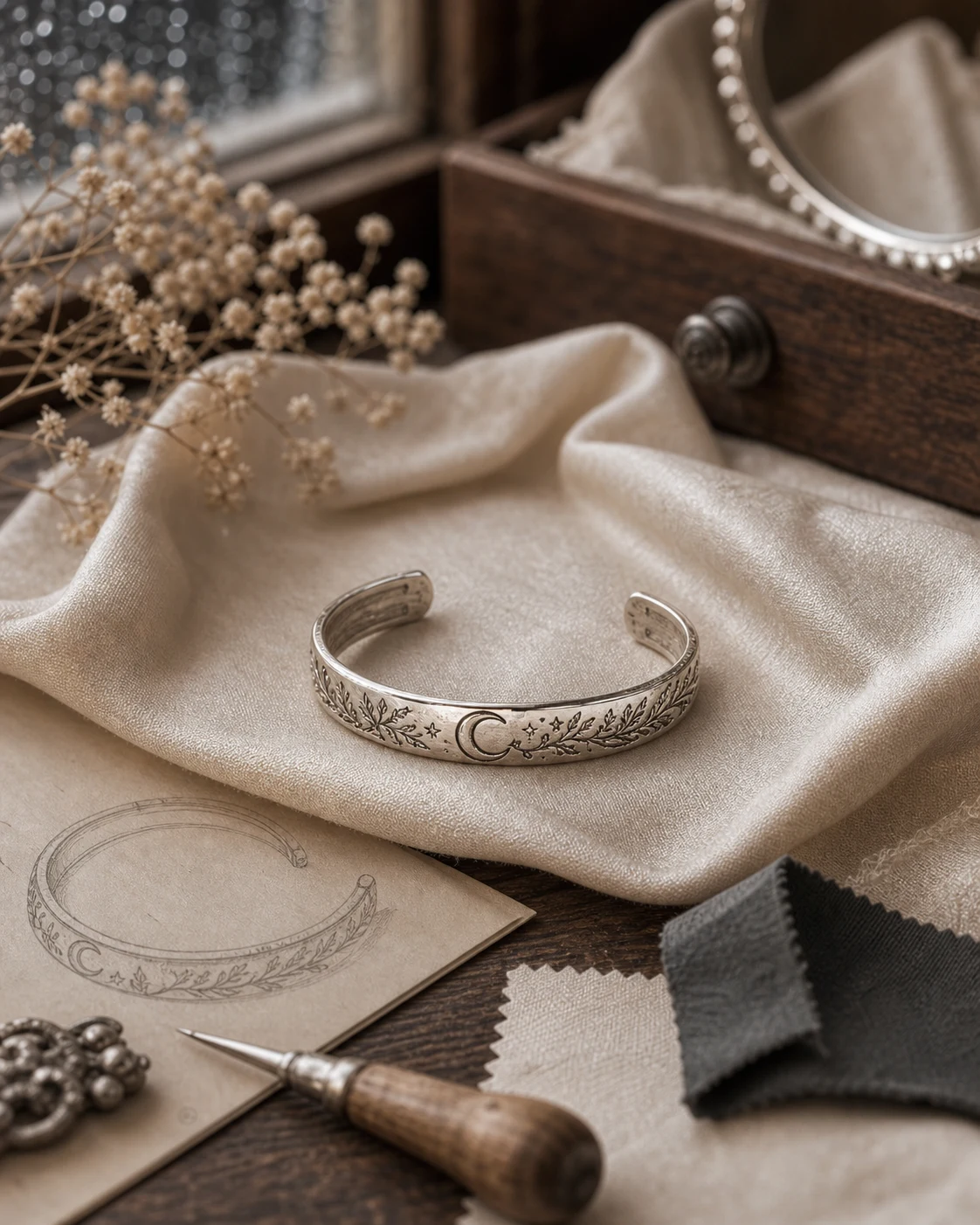 Vòng bạc Silver Crescent